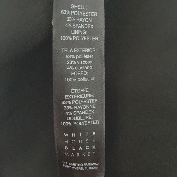 White House Black Market Cropped Blazer Jacket - Picture 7 of 8